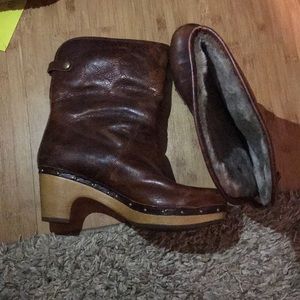Leather Ugg boots